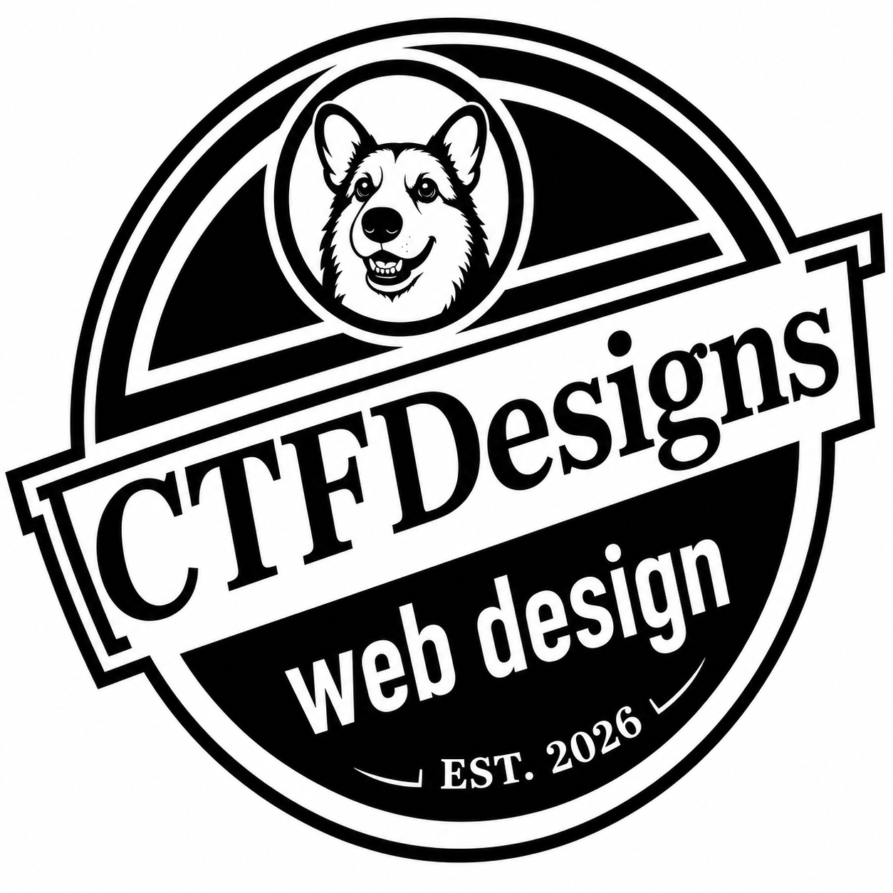 CTF Designs logo — Cheddar the Floof