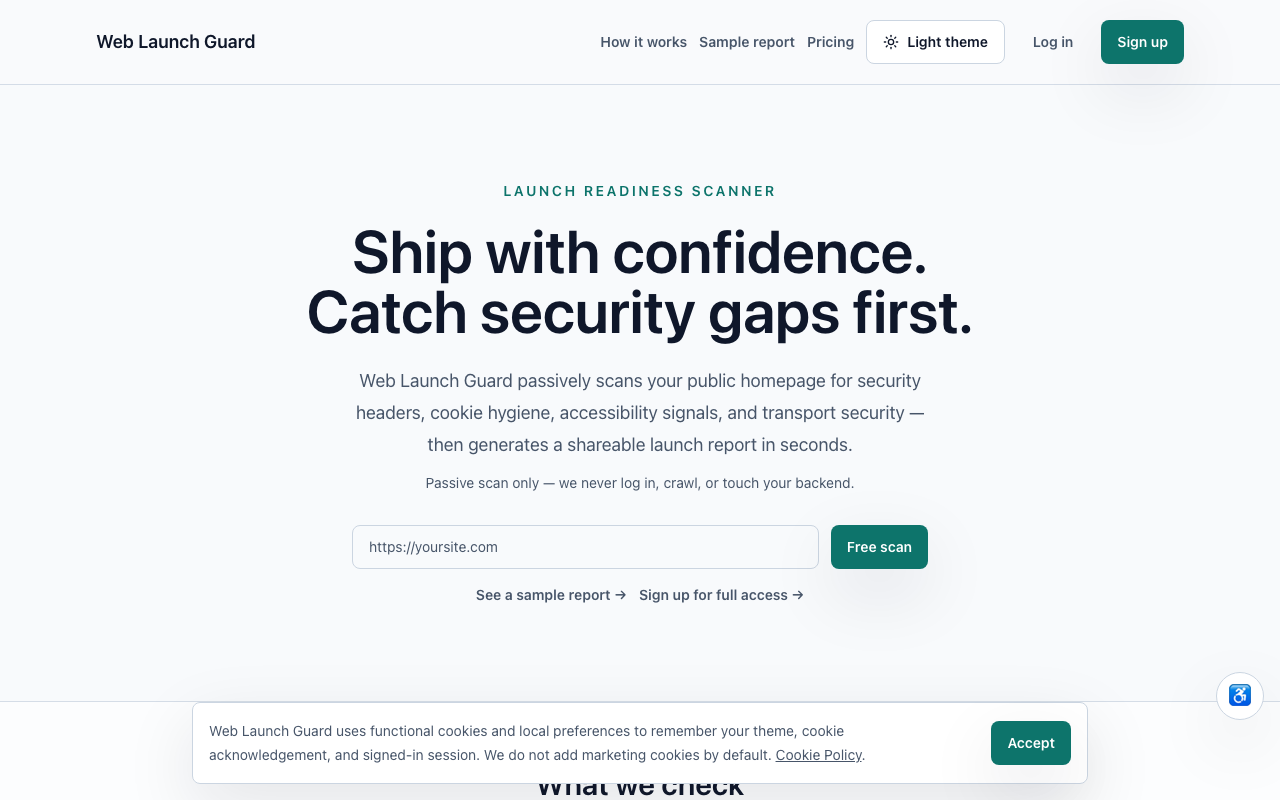 WebLaunchGuard